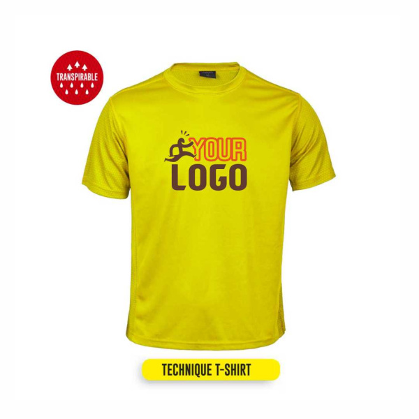 T-Shirt tecnica in poliestere da personalizzare