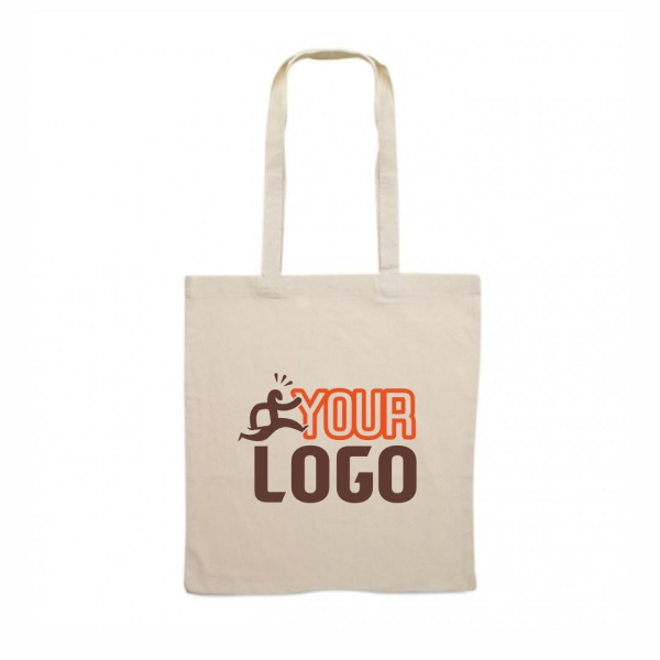 Shopper personalizzate con manici lunghi | 140 g | 38 x 42 cm
