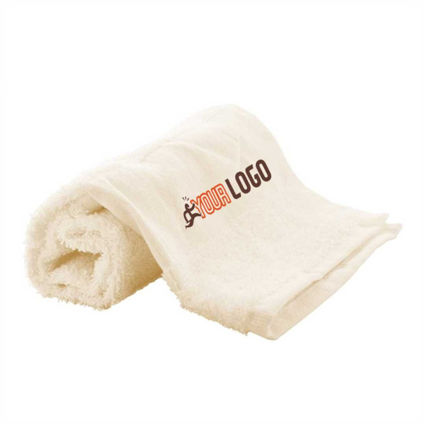 Telo bagno in cotone con bordo personalizzabile 70x140 cm