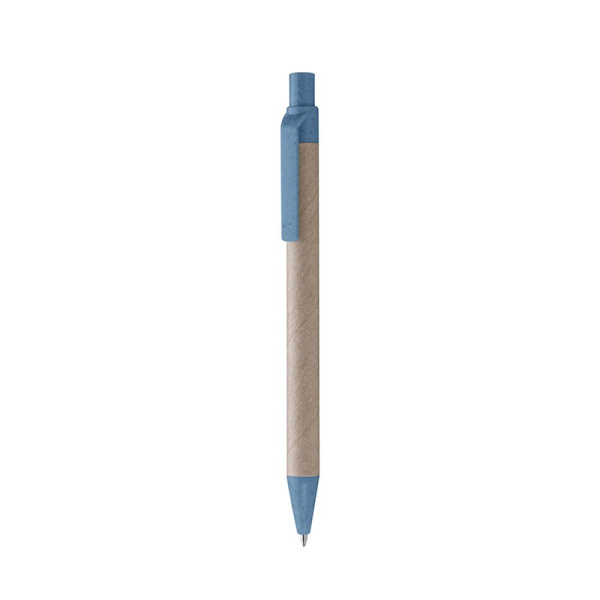 Penna in carta e paglia di grano personalizzabile