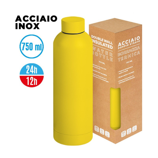Borraccia termica 750 ml opaca