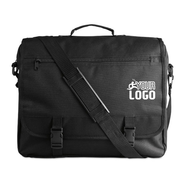 Porte-documents en polyester avec bandoulière