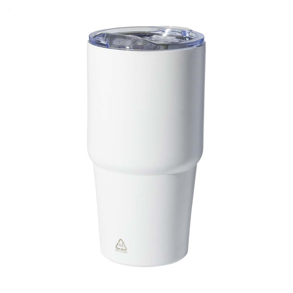 Mug isotherme coloré en acier recyclé 600 ml
