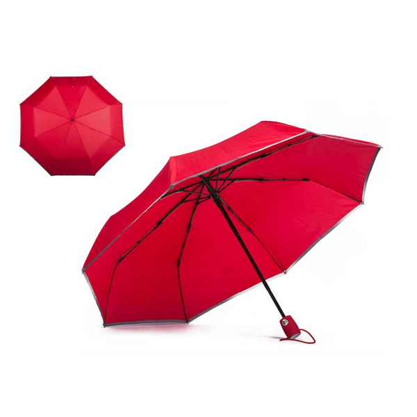 Parapluie pliable automatique personnalisé, mini format de 21”, coloré