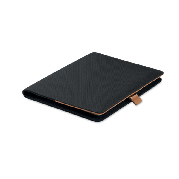 Organizer A5 in RPET con dettagli in sughero
