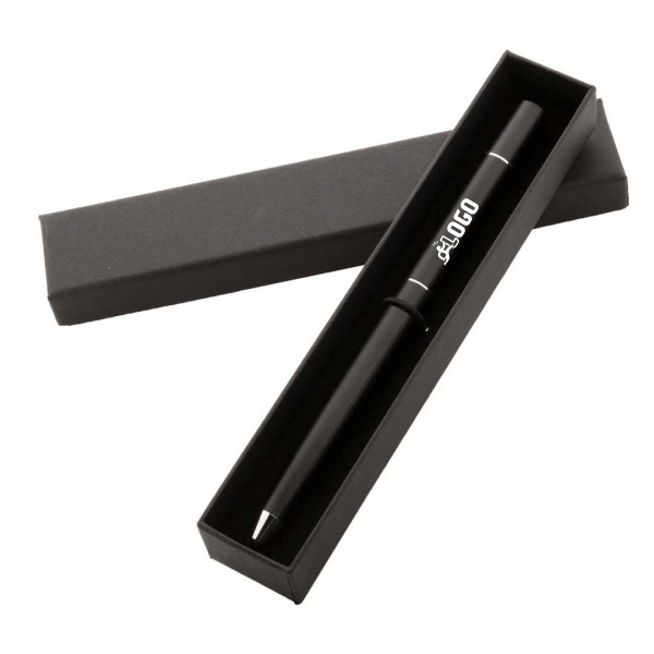Stylo en métal avec 2 modes d’écriture, à bille et sans encre