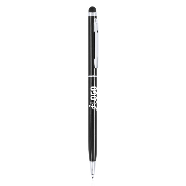 Stylo bille en aluminium avec embout capacitif