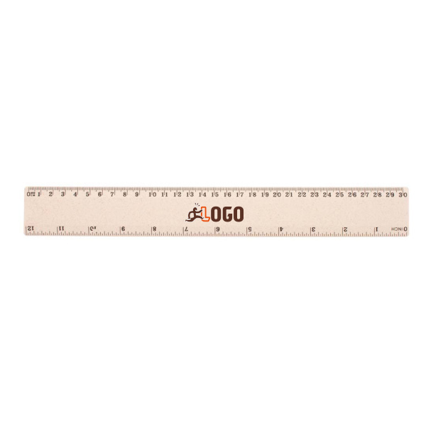 Règle de 30 cm en plastique écologique à base de paille de blé