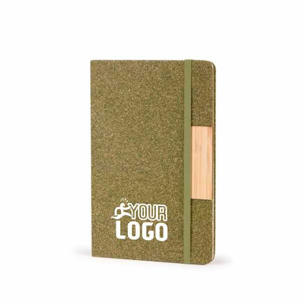Bloc-notes à couverture en liège et marc de thé | A5