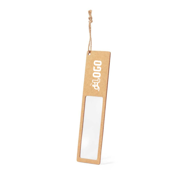 Marque-page avec loupe