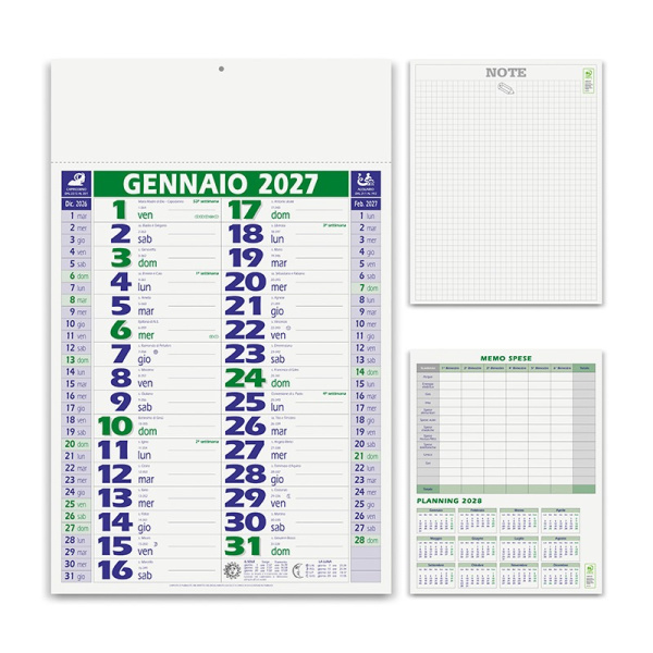 Calendario olandese personalizzabile | 30x47cm