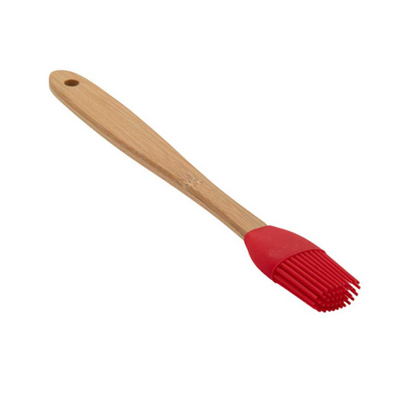 Spatola in silicone con manico in bambù