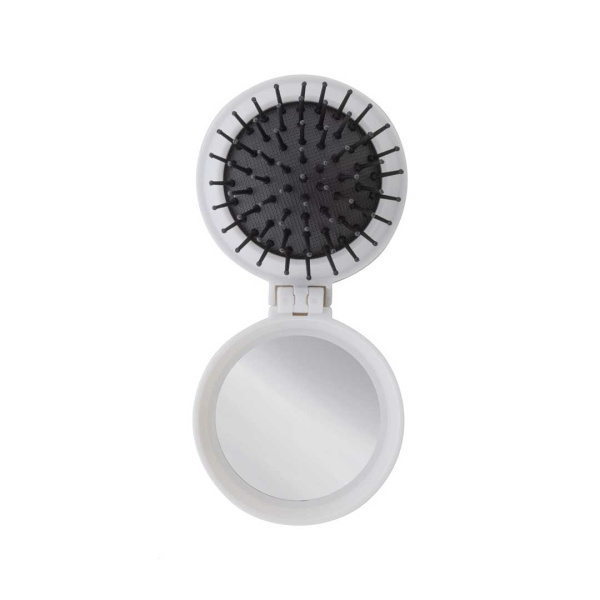 Brosse pliable en ABS recyclé avec miroir