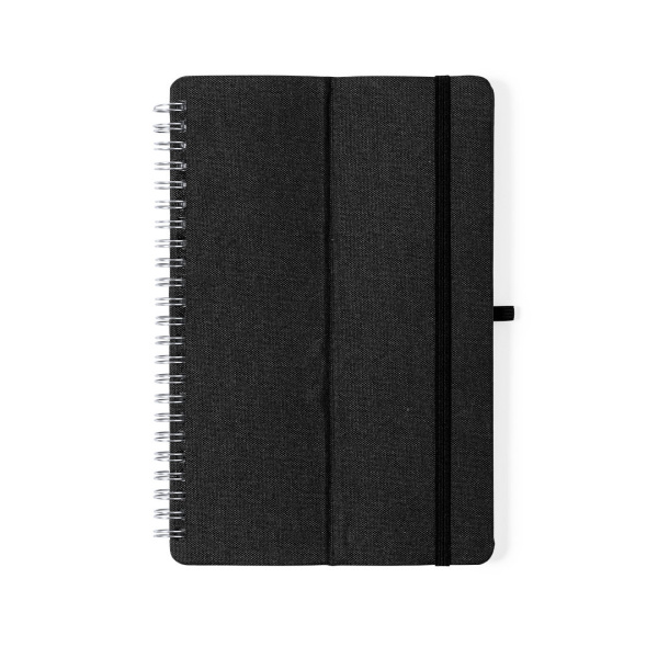 Carnet de notes A5 avec support pour smartphone personnalisable en Rpet