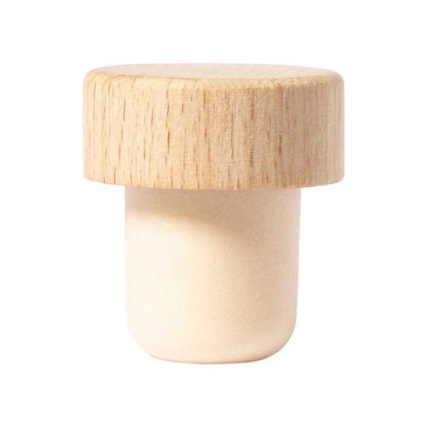 Bouchon de bouteille en bois