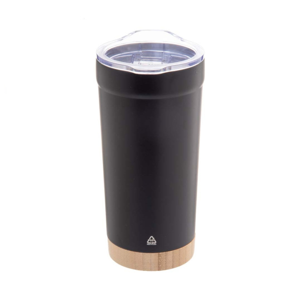 Tazza a doppia parete 600ml in acciaio riciclato