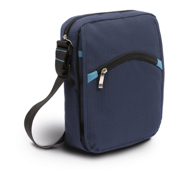 Tracolla in poliestere con tasche multiple
