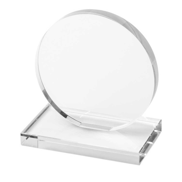 Plaque trophée publicitaire ronde