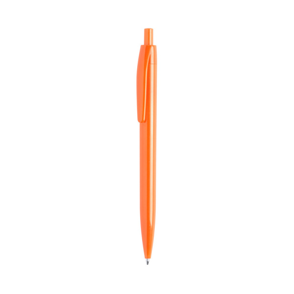 Stylo-bille en plastique coloré avec recharge noire