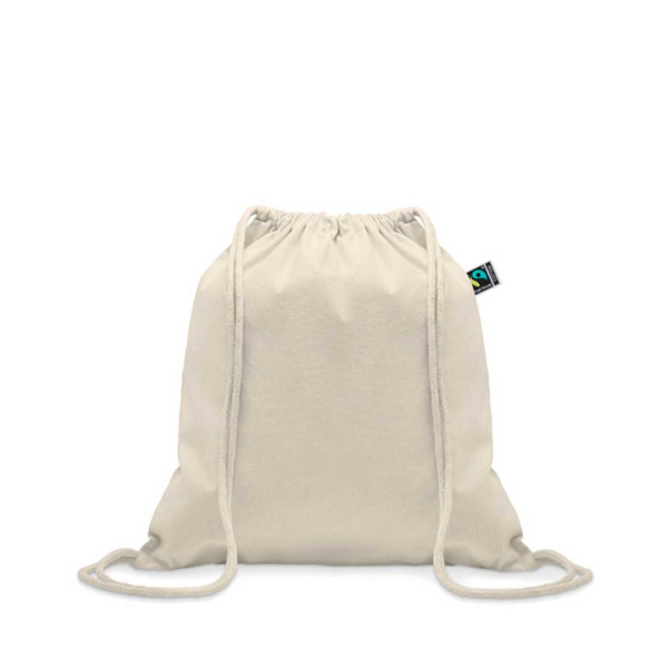 Sacca in cotone equosolidale chiusura a coulisse 180gr